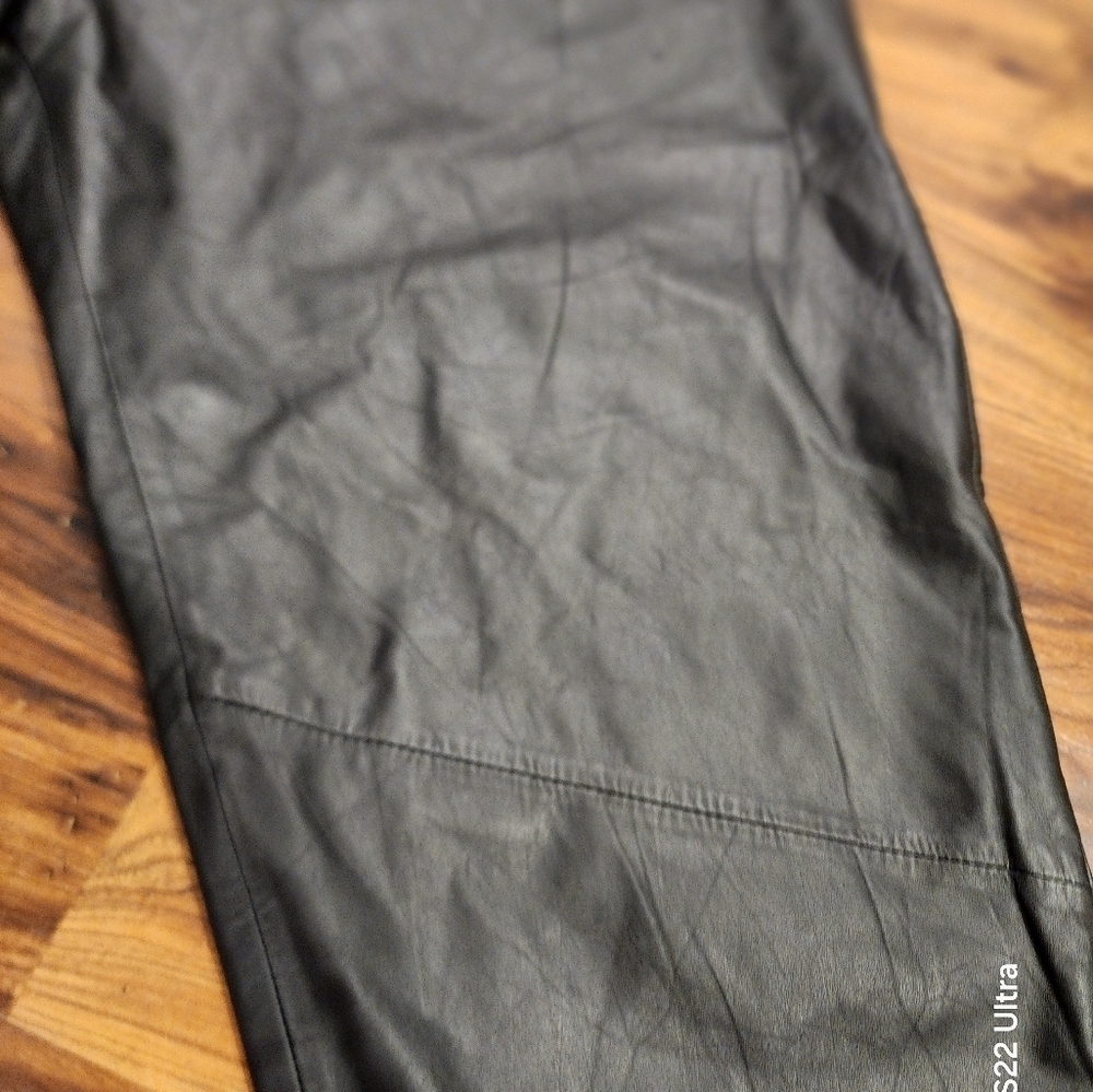 Vintage Leather Pull-on Pants - Picture 6 of 11